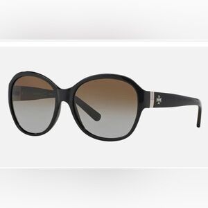 Tory Burch TY 9029 Black Polarized Sunglasses with Case